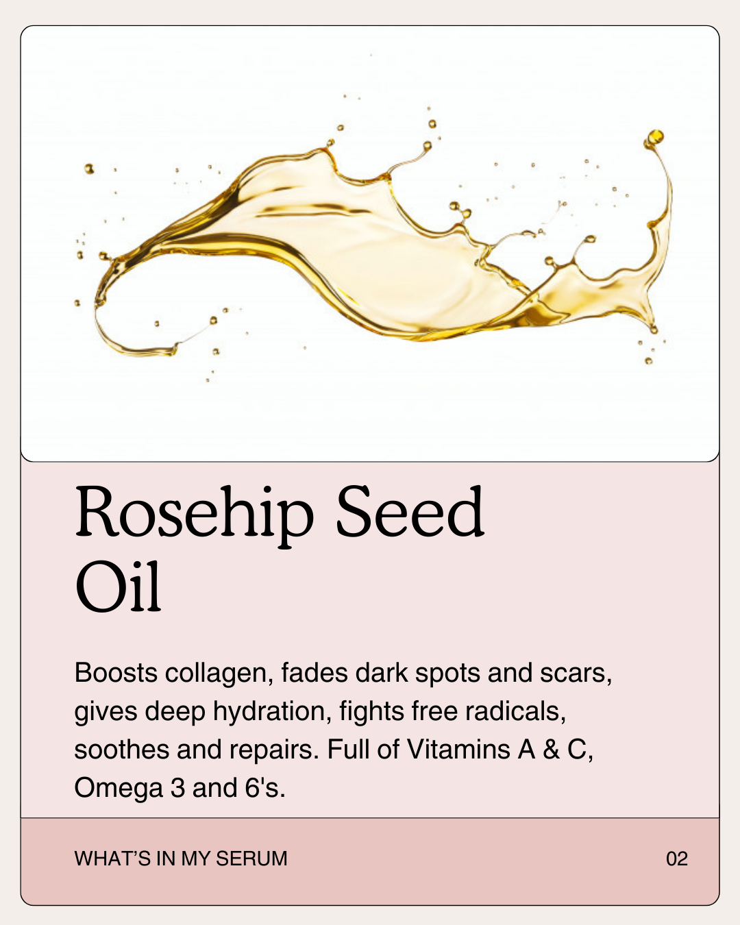 Kiss Me, You Fool Rosehip Serum