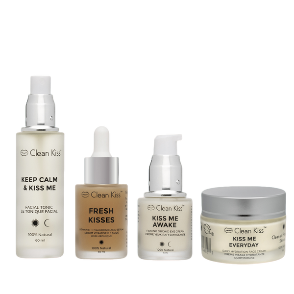 Morning 4-Piece Set - Natural Face Skincare Products