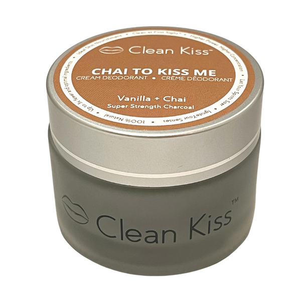 Vanilla + Chai Natural Deodorant with Charcoal ~ Chai to Kiss Me 58g