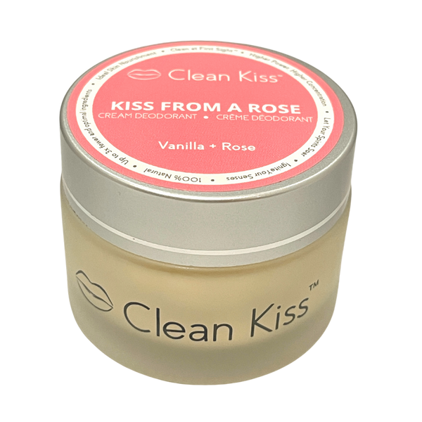 Vanilla + Rose Natural Deodorant ~ Kiss from a Rose 58g